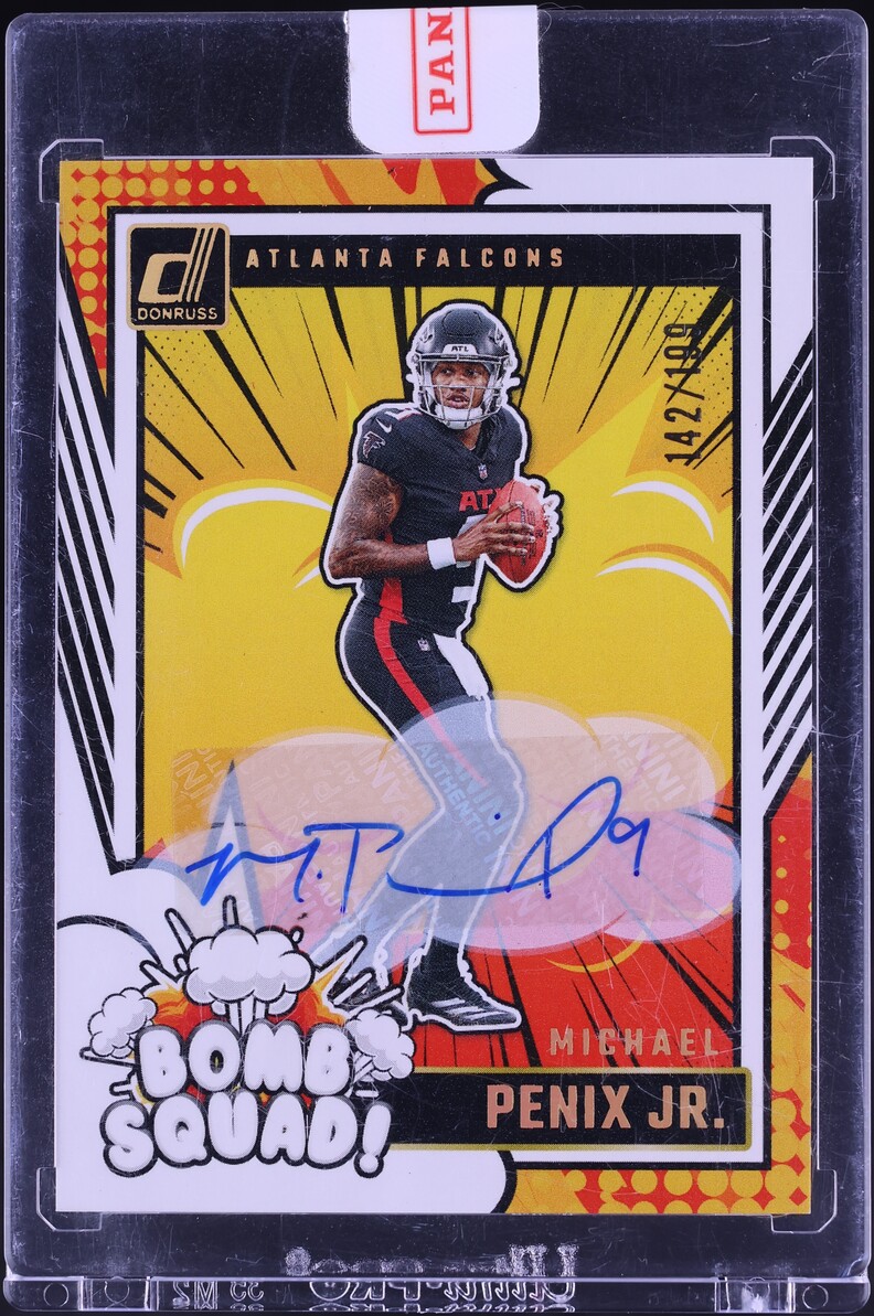 2024 Donruss Bomb Squad! Michael Penix Jr. ROOKIE AUTO /199 #1