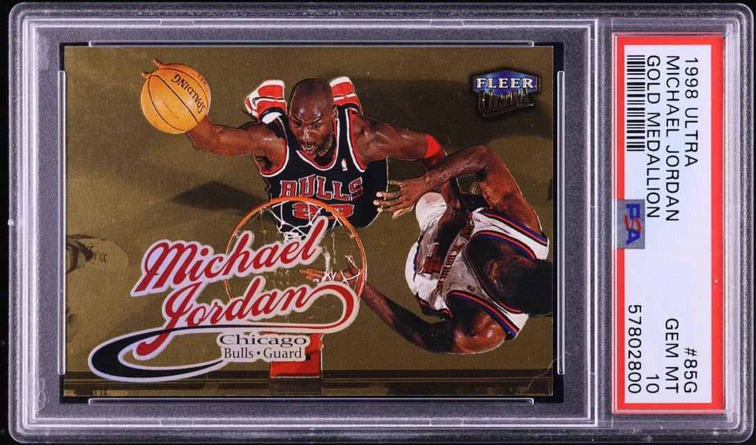 1998 Ultra Gold Medallion Michael Jordan #85G PSA 10 GEM MINT
