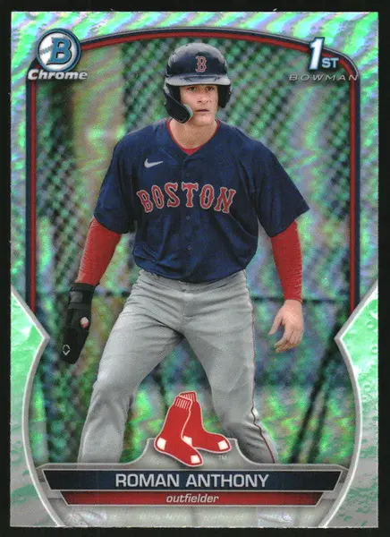2023 Bowman Chrome Lunar Glow Refractor #BCP-71 Roman Anthony RC