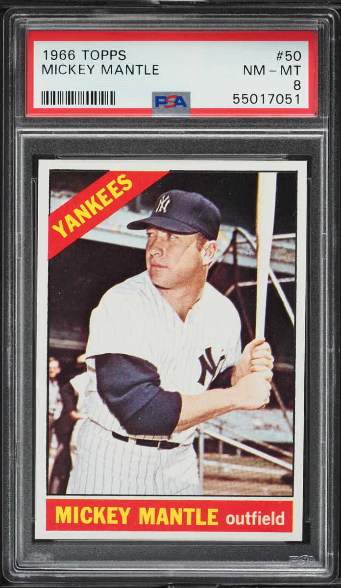 1966 Topps Mickey Mantle #50 PSA 8 NM-MT