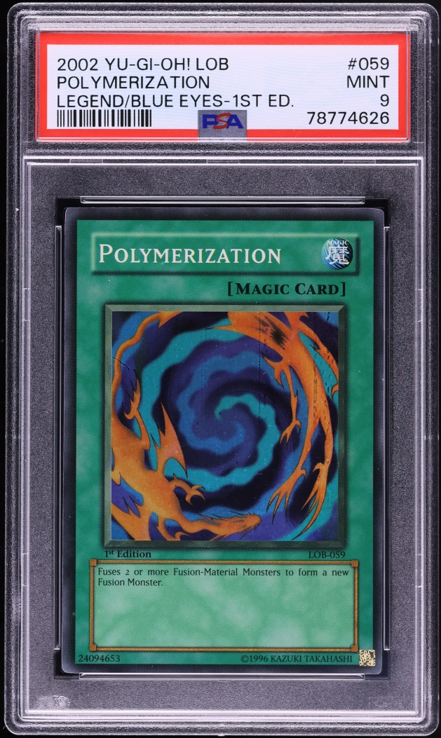 Polymerization 2002 Legend of Blue Eyes White Dragon #LOB-059 1st