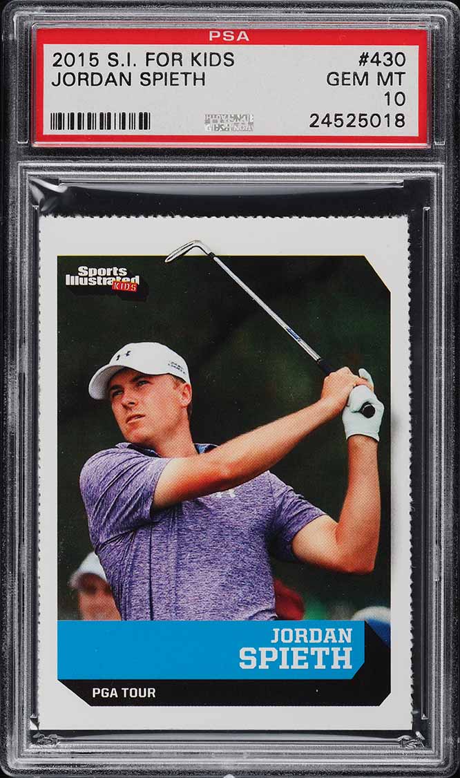 2015 Sports Illustrated For Kids Jordan Spieth ROOKIE #430 PSA 10 GEM MINT