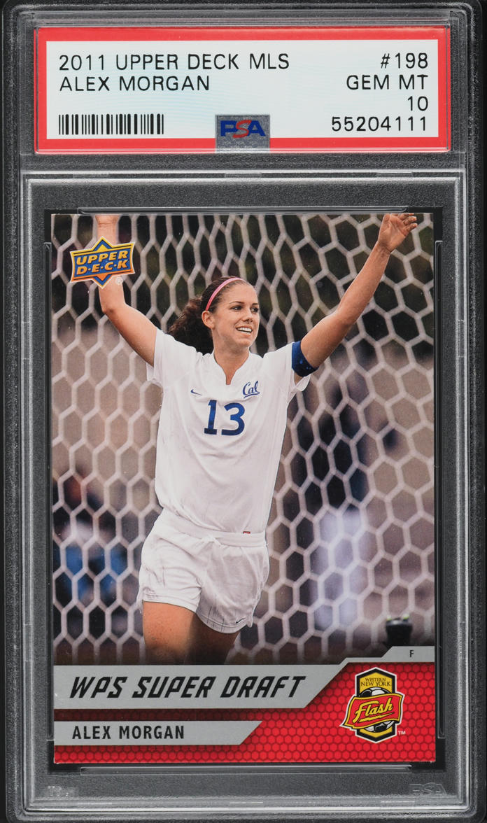 2011 Upper Deck MLS Alex Morgan ROOKIE #198 PSA 10 GEM MINT