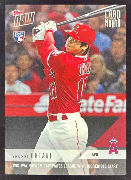 2018 Topps Now Card of the Month #M-APR Shohei Ohtani RC
