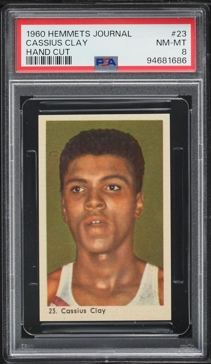 1960 Hemmets Journal Cassius Clay Muhammad Ali ROOKIE #23 PSA 8 NM-MT