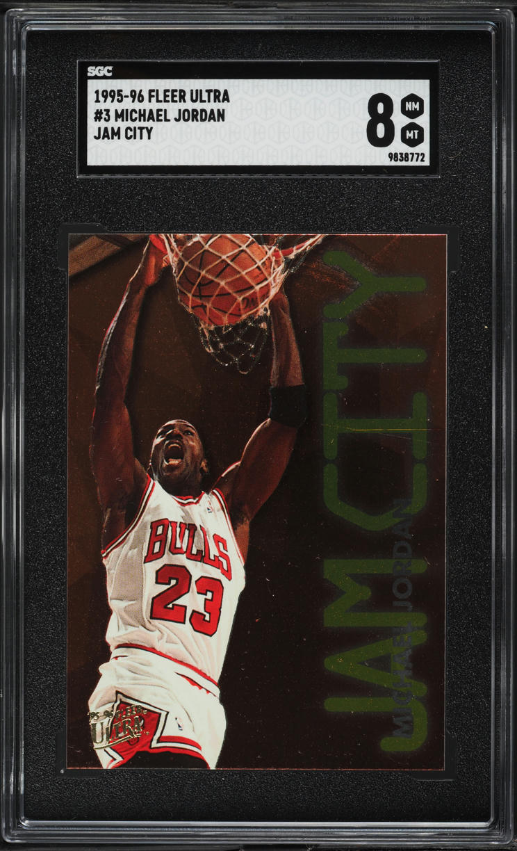 1995 Ultra Jam City Michael Jordan #3 SGC 8 NM-MT