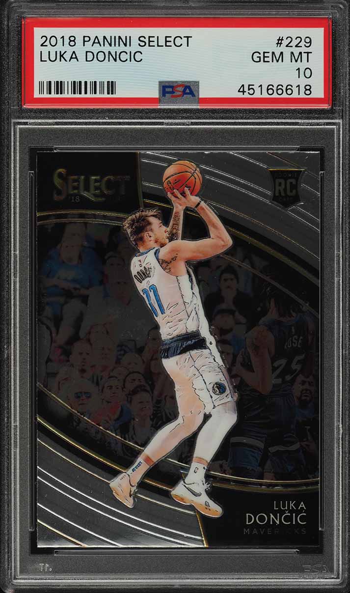 2018 Select Courtside Luka Doncic ROOKIE RC #229 PSA 10 GEM MINT