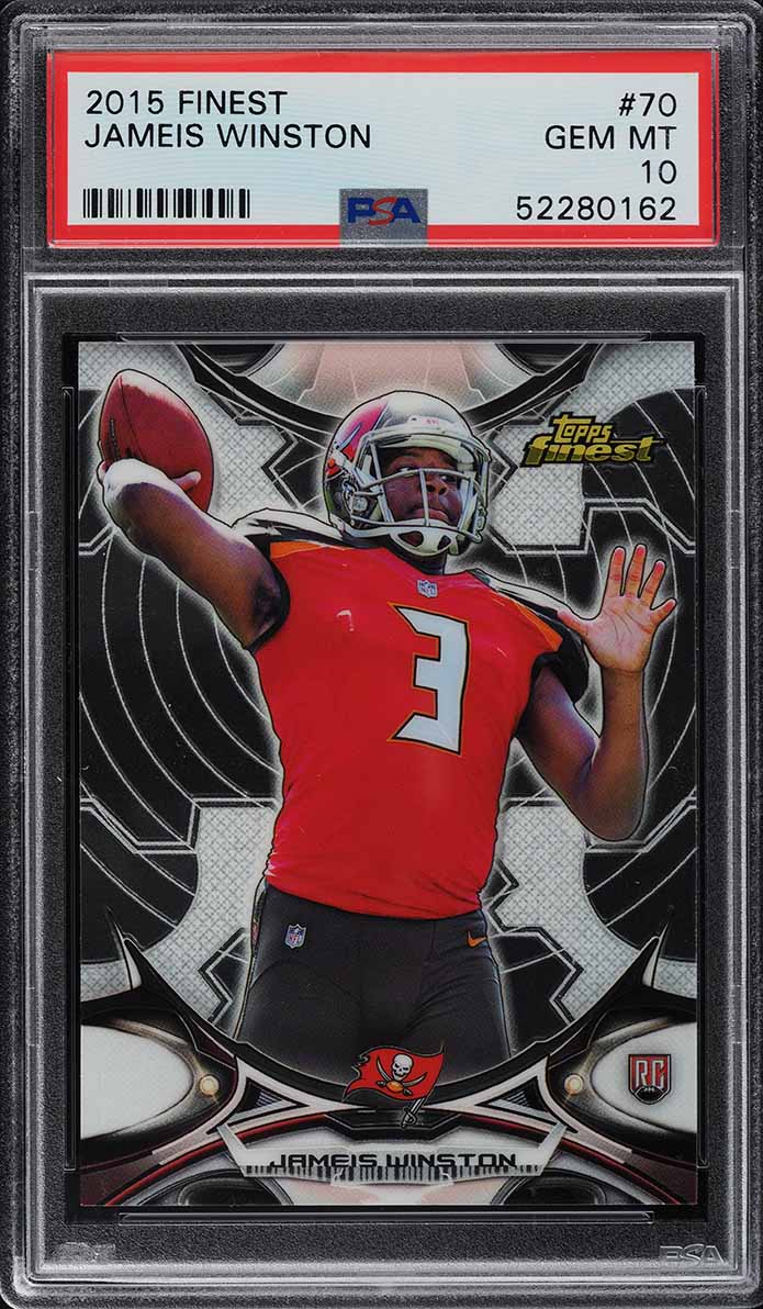 2015 Finest Football Jameis Winston ROOKIE #70 PSA 10 GEM MINT