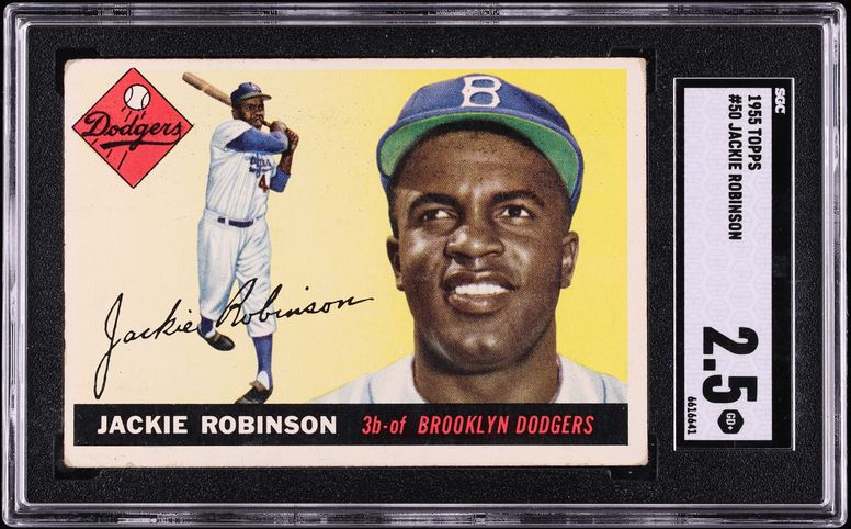 1955 Topps Jackie Robinson #50 SGC 2.5 GD+