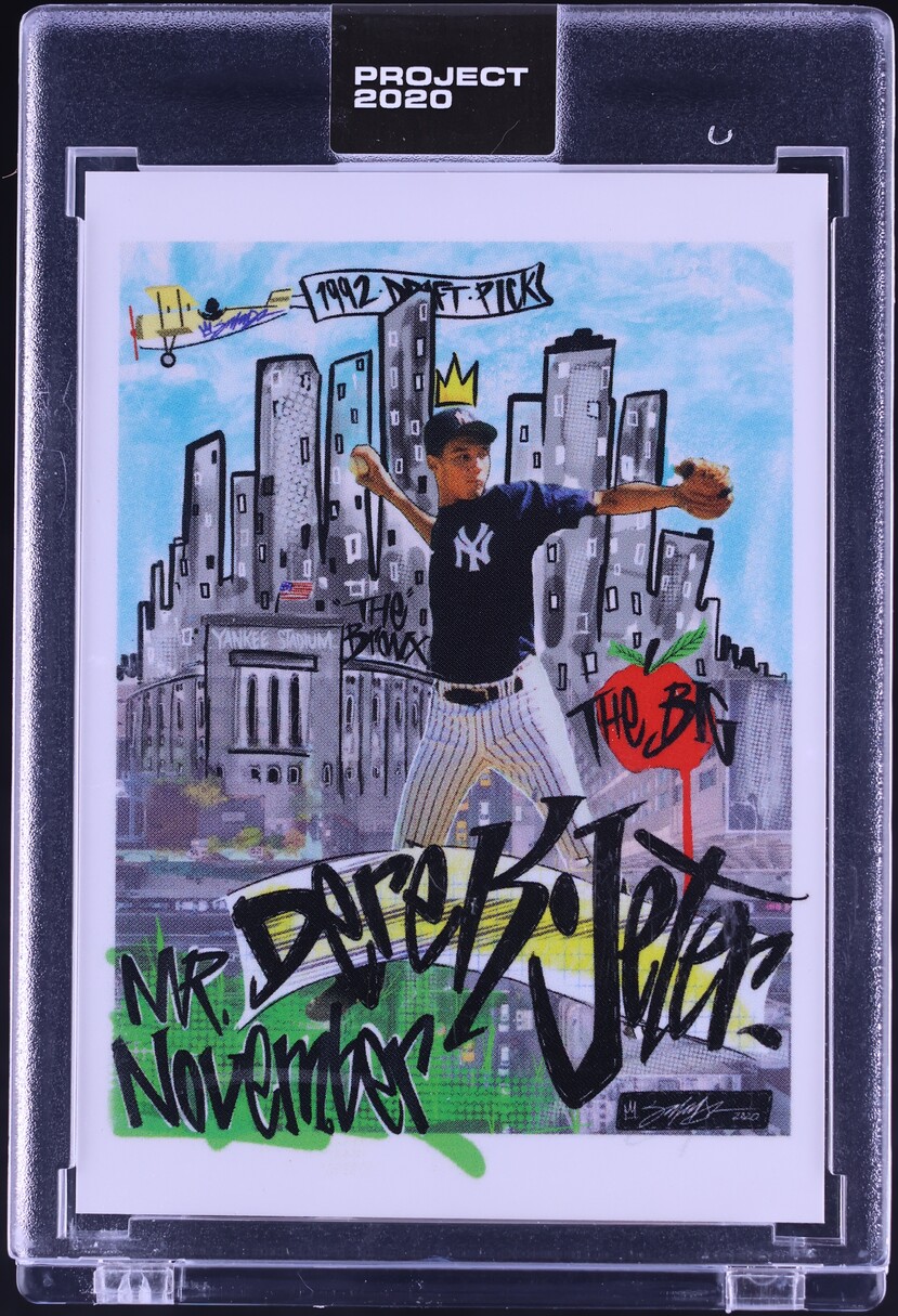 2020 Topps Project 2020 By King Saladeen Derek Jeter #29