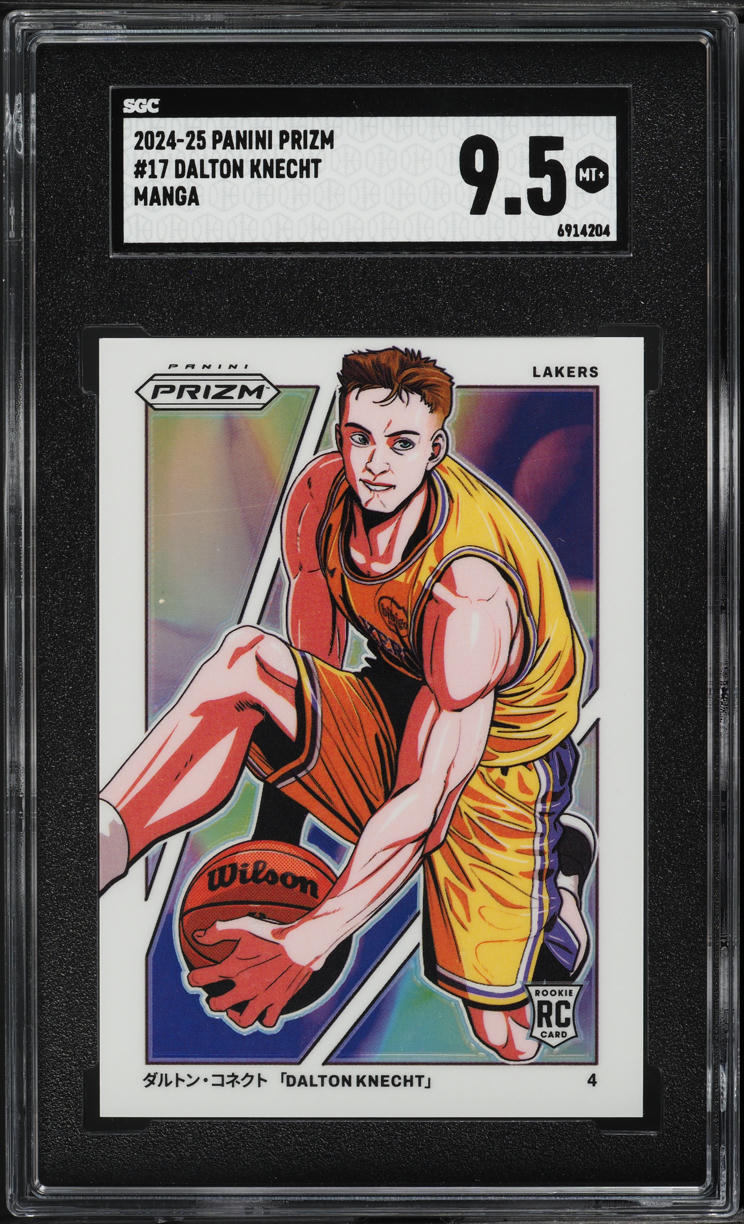 2024 Panini Prizm Manga Dalton Knecht ROOKIE #17 SGC 9.5 MINT+