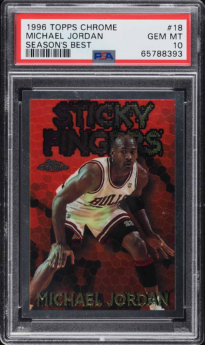 1996 Topps Chrome Season's Best Michael Jordan #18 PSA 10 GEM MINT