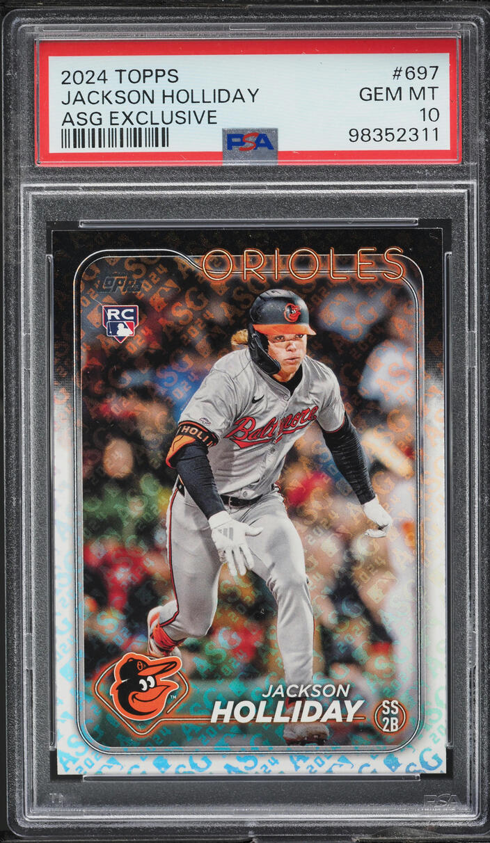 2024 Topps All-Star Game Exclusive Jackson Holliday ROOKIE #697 PSA 10 GEM MINT