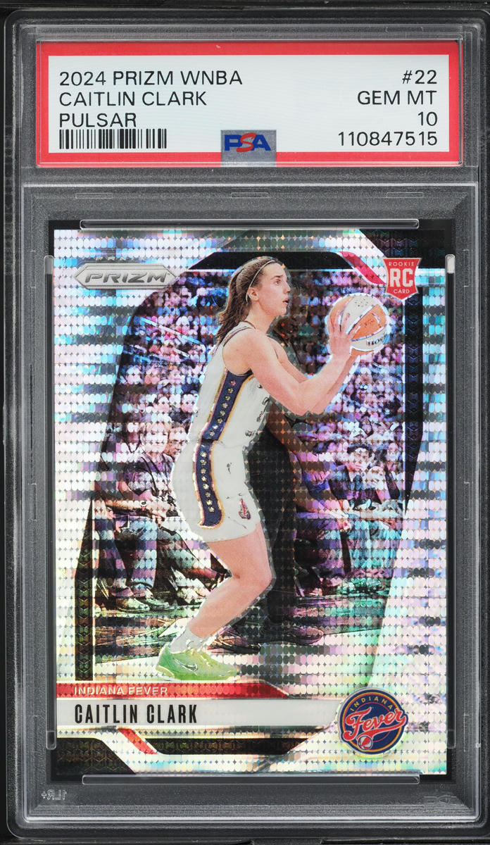 2024 Panini Prizm WNBA Pulsar Caitlin Clark ROOKIE /499 #22 PSA 10 GEM MINT