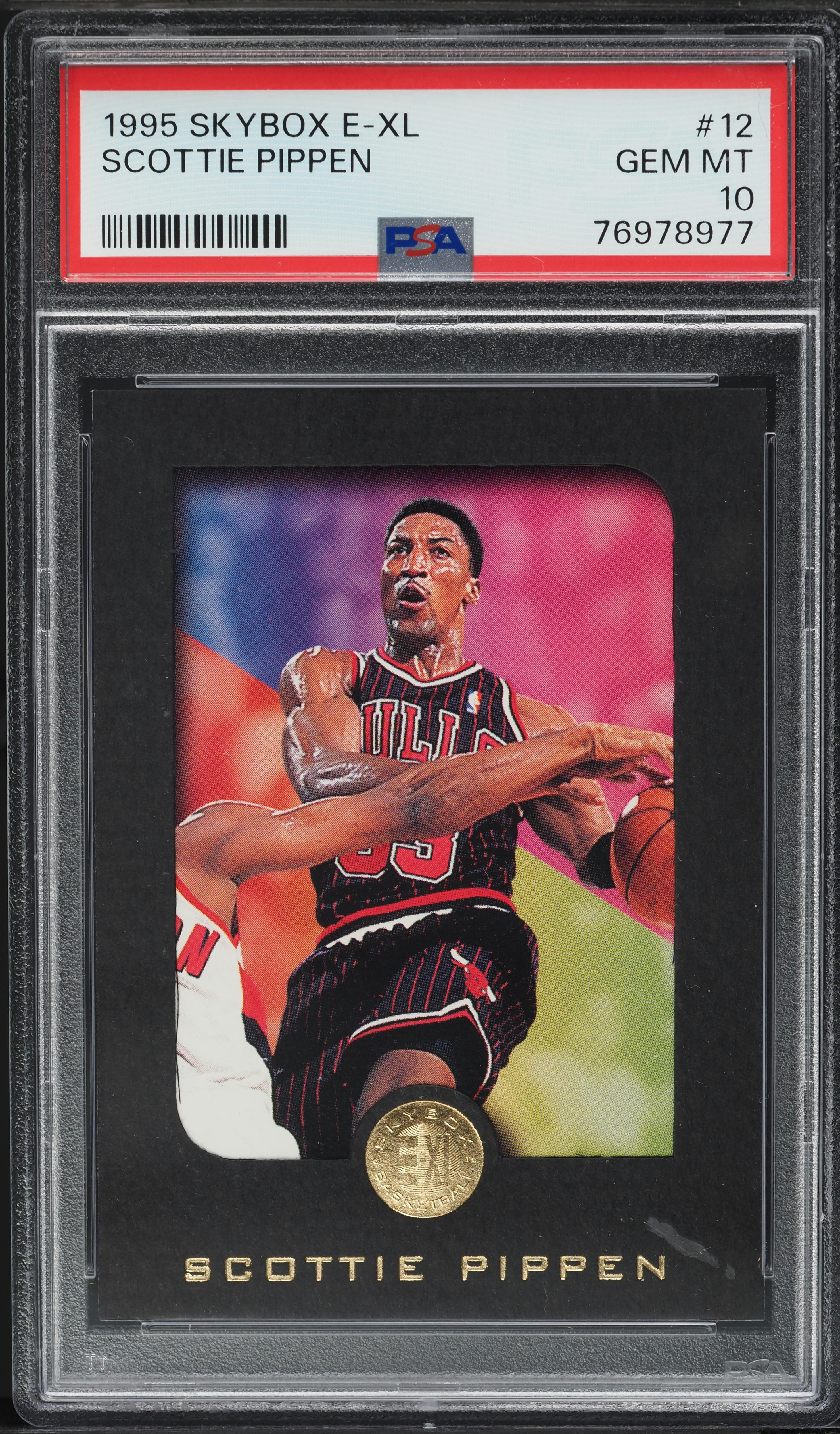 1995 Skybox E-XL Scottie Pippen #12 PSA 10 GEM MINT