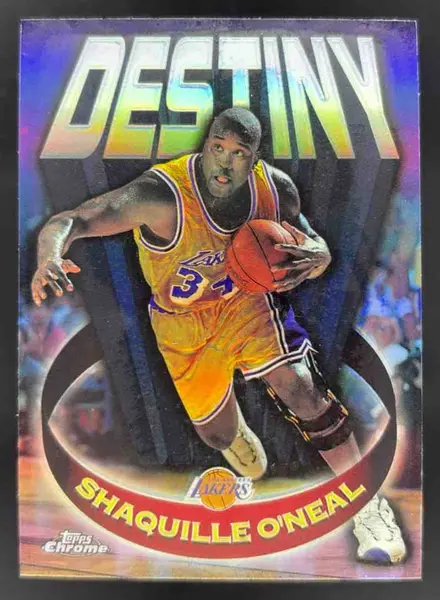 1997-98 Topps Chrome Destiny Refractor #D15 Shaquille O'Neal