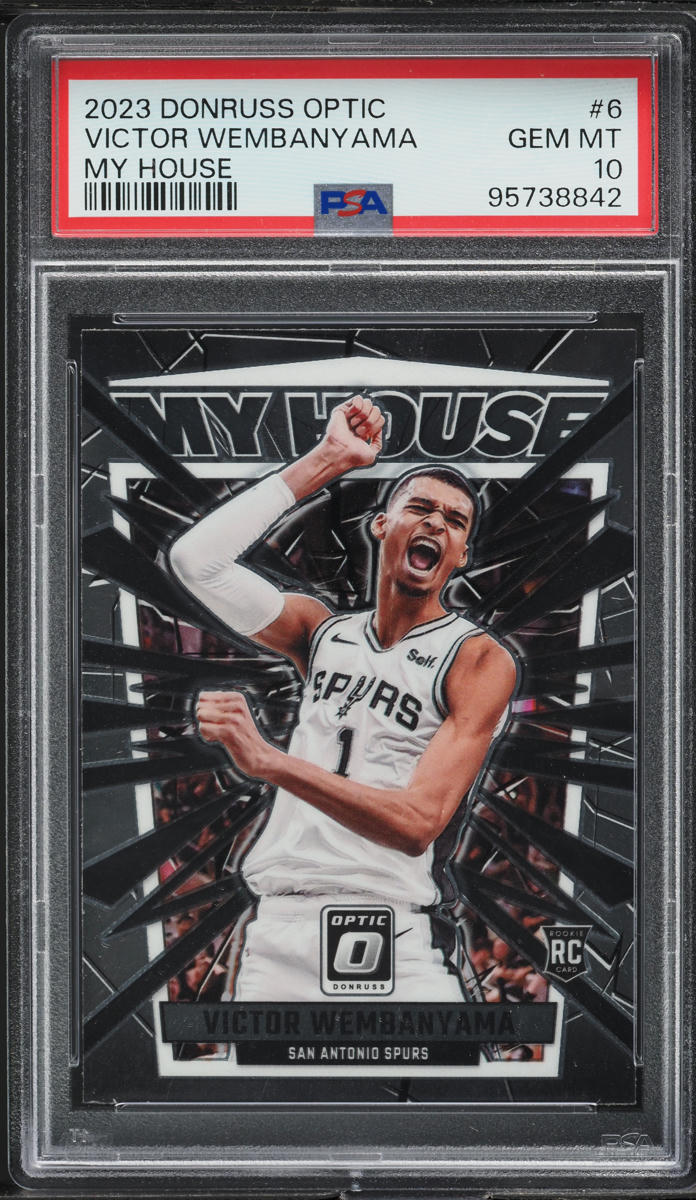 2023 Donruss Optic My House! Victor Wembanyama ROOKIE #6 PSA 10 GEM MINT