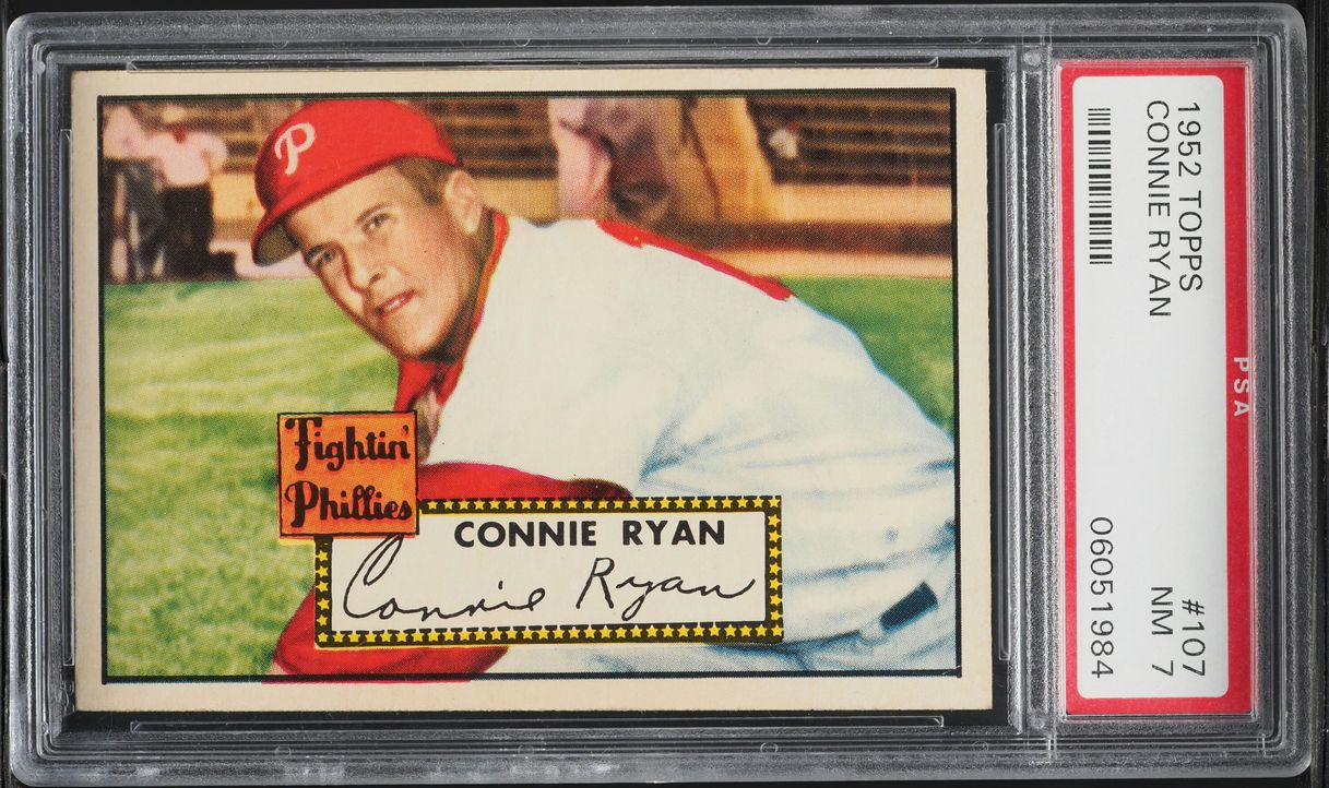 1952 Topps Connie Ryan #107 PSA 7 NRMT
