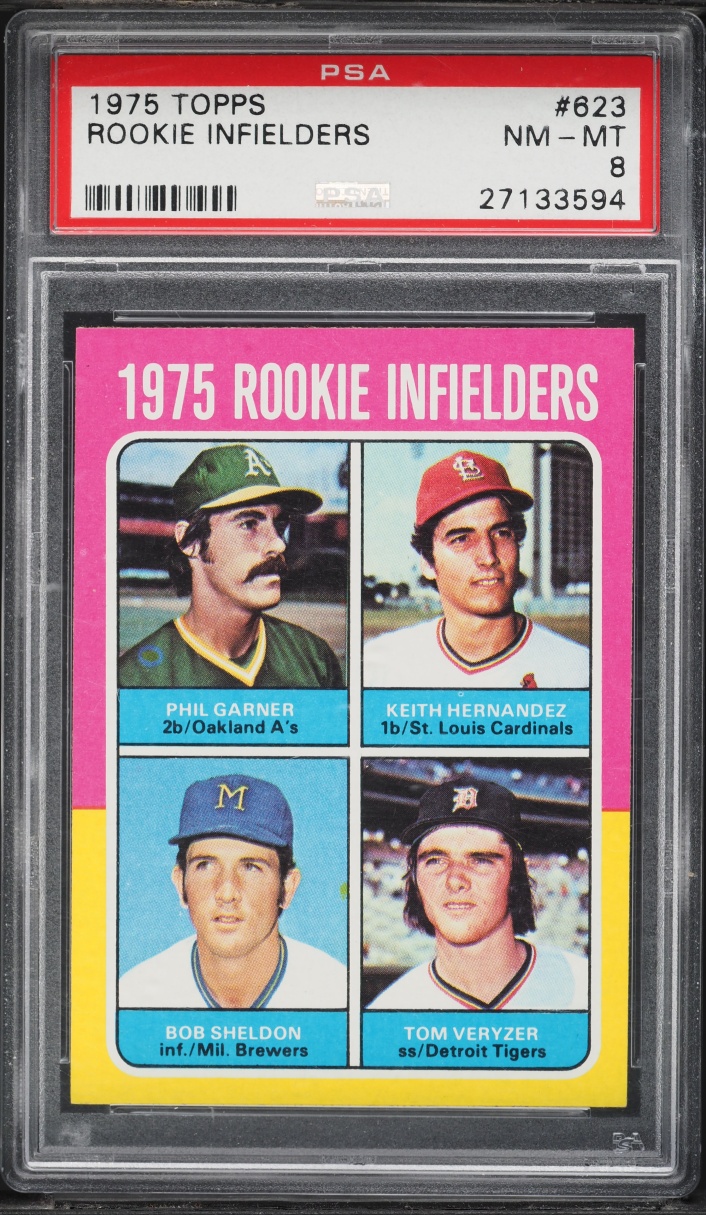 1975 Topps Keith Hernandez ROOKIE #623 PSA 8 NM-MT