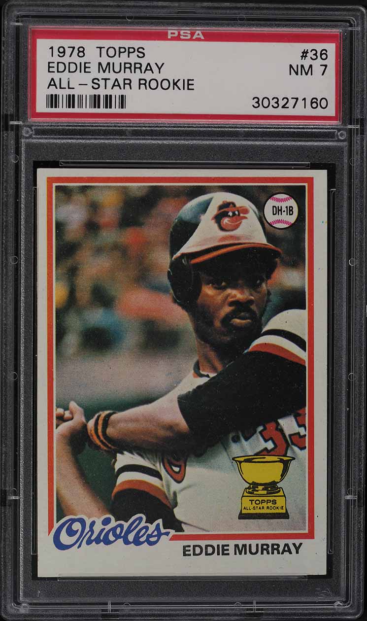 1978 Topps Eddie Murray ROOKIE #36 PSA 7 NRMT