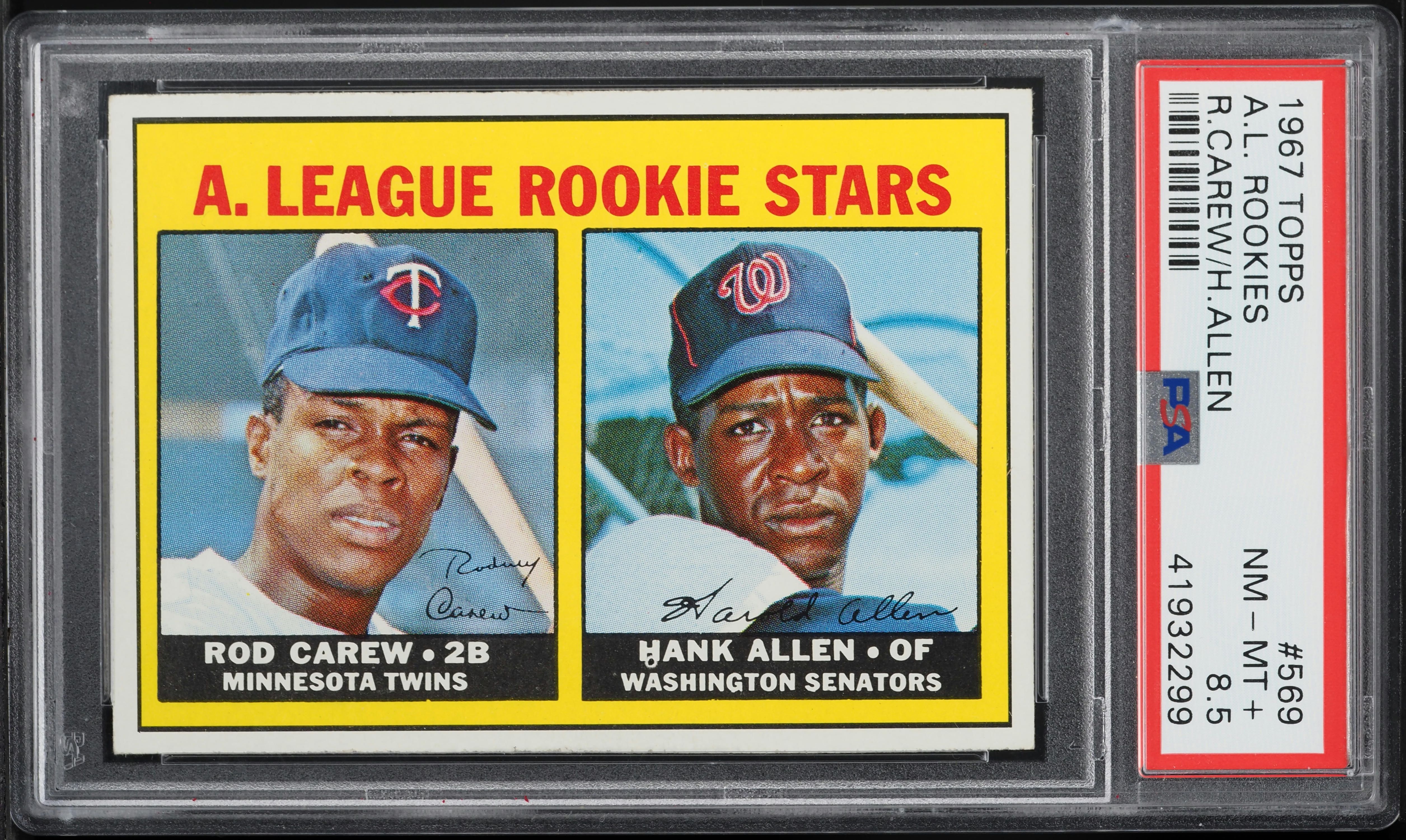 1967 Topps Rod Carew ROOKIE #569 PSA 8.5 NM-MT+