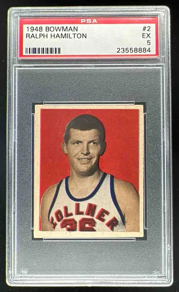 1948 Bowman #2 Ralph Hamilton PSA 5