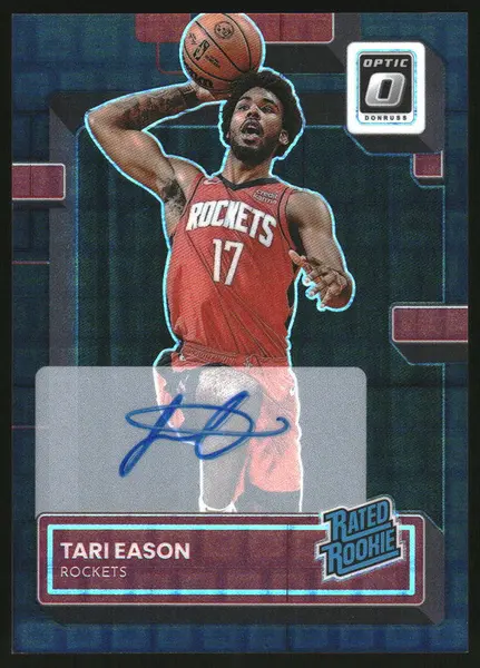 2022 Donruss Optic Rookies Signatures Black Pandora #203 Tari Eason RC Auto /25