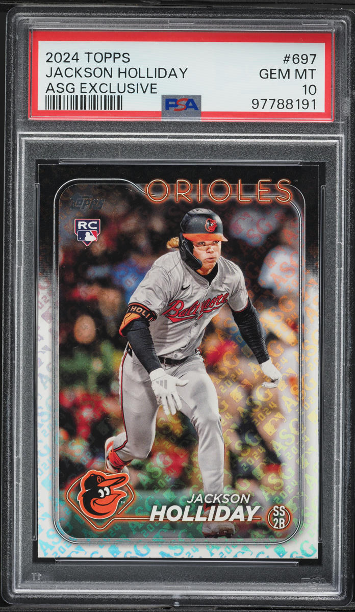 2024 Topps All-Star Game Exclusive Jackson Holliday ROOKIE #697 PSA 10 GEM MINT