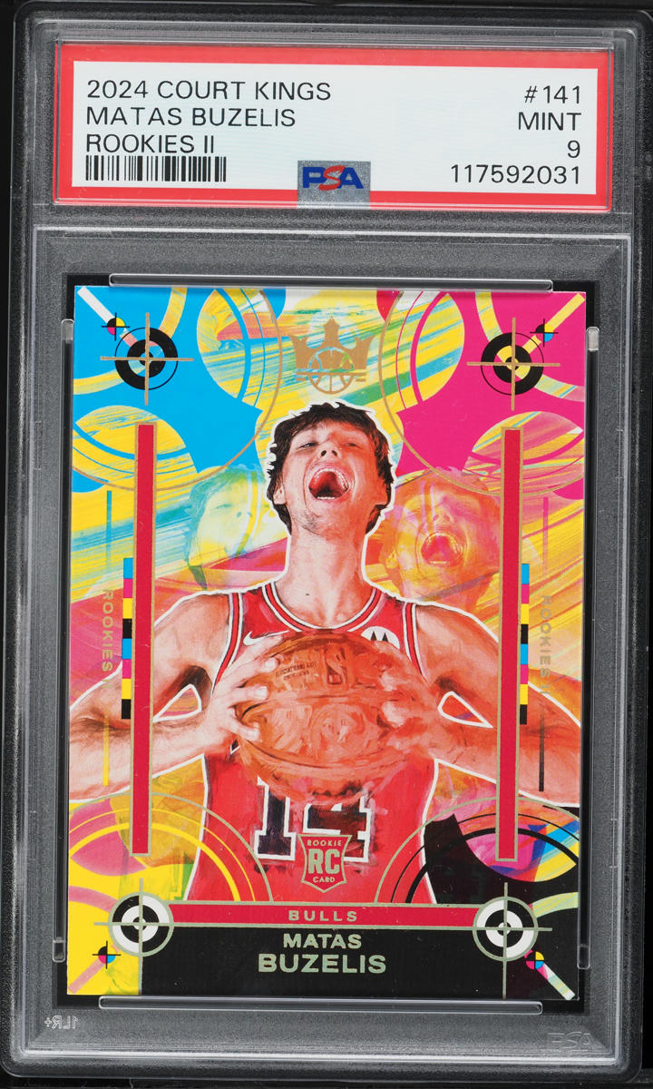 2024 Panini Court Kings II Matas Buzelis ROOKIE #141 PSA 9 MINT