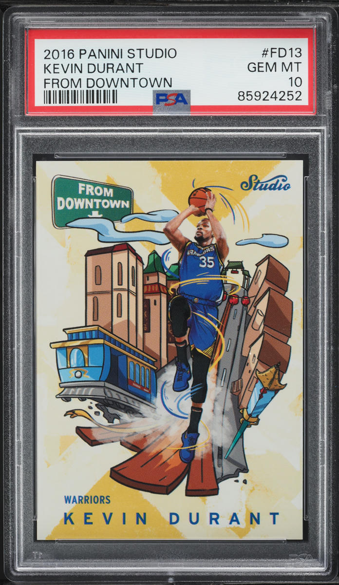 2016 Panini Studio From Downtown Kevin Durant #FD13 PSA 10 GEM MINT