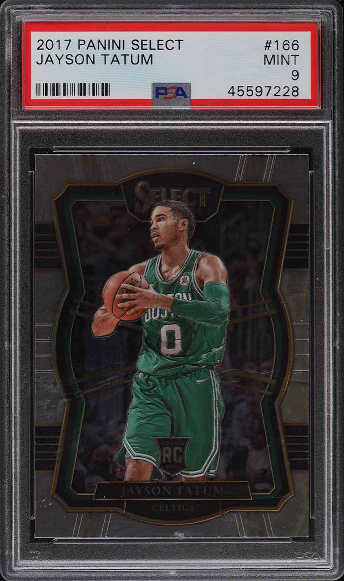 2017 Select Basketball Jayson Tatum ROOKIE #166 PSA 9 MINT
