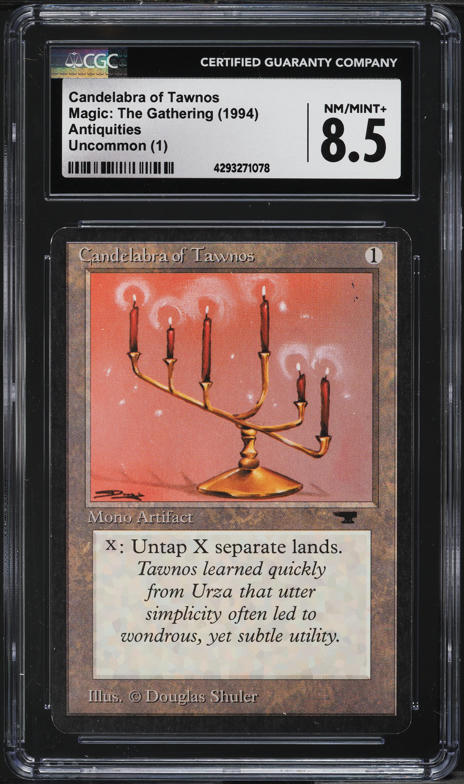 1994 Magic The Gathering MTG Antiquities Candelabra Of Tawnos CGC 8.5 ...