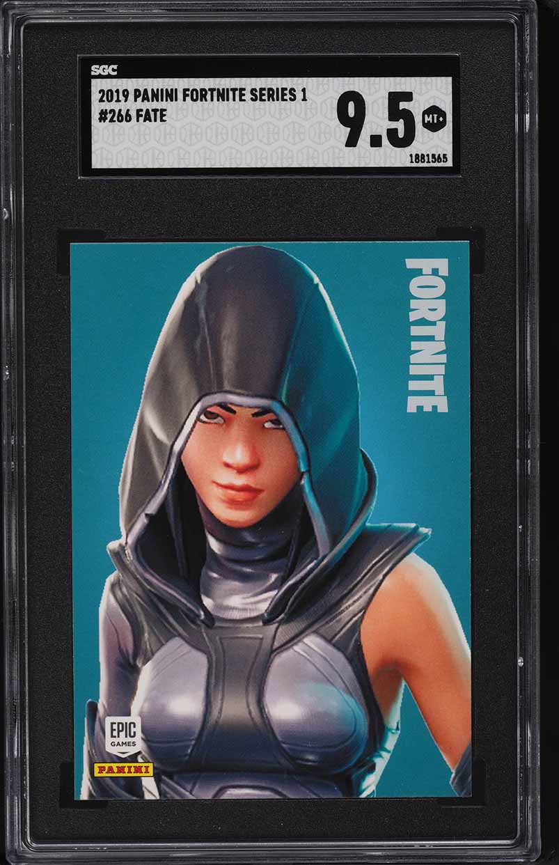 2019 Panini Fortnite Series 1 Fate #266 SGC 9.5 MINT+