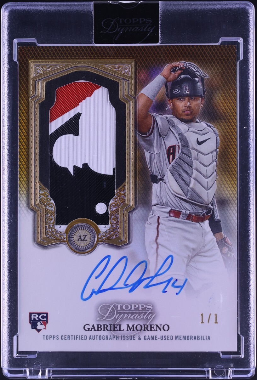 2023 Topps Dynasty Gold Gabriel Moreno ROOKIE PATCH AUTO 1/1 #DAPB-GM1
