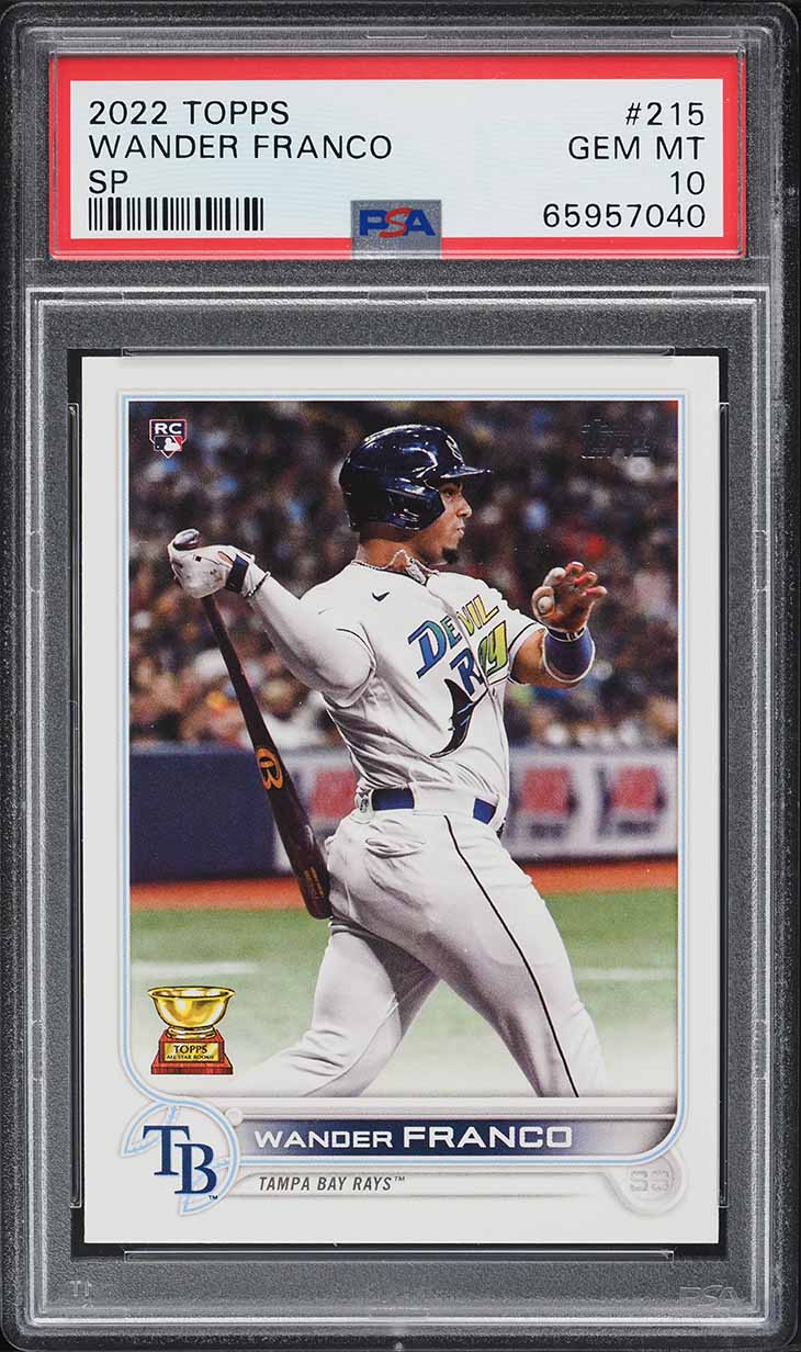 2022 Topps Variation Wander Franco SP ROOKIE #215 PSA 10 GEM MINT