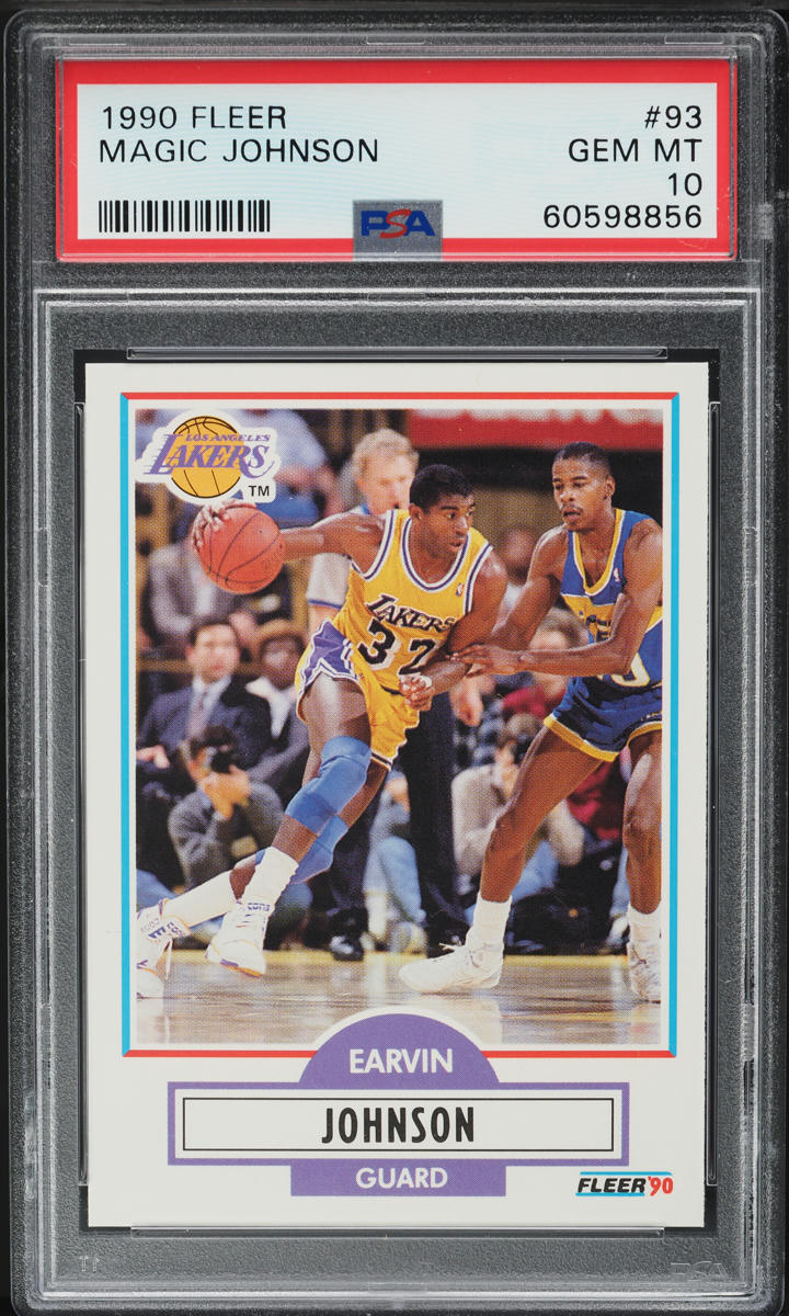 1990 Fleer Basketball Magic Johnson #93 PSA 10 GEM MINT