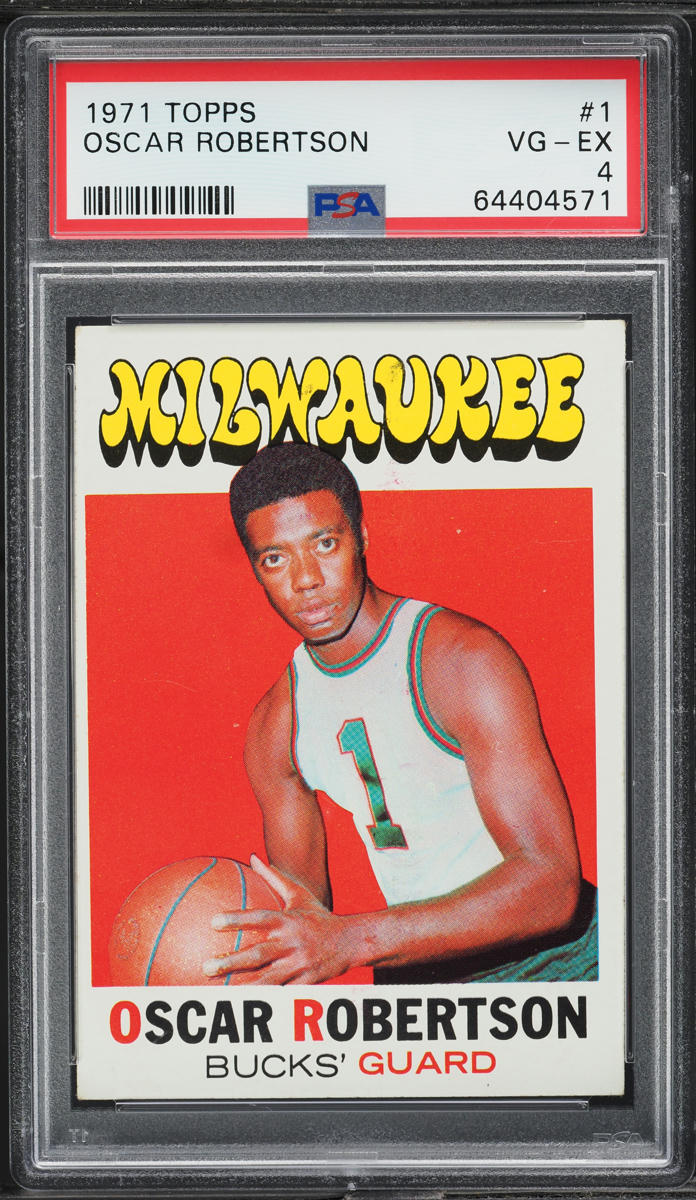 1971 Topps Basketball Oscar Robertson #1 PSA 4 VGEX