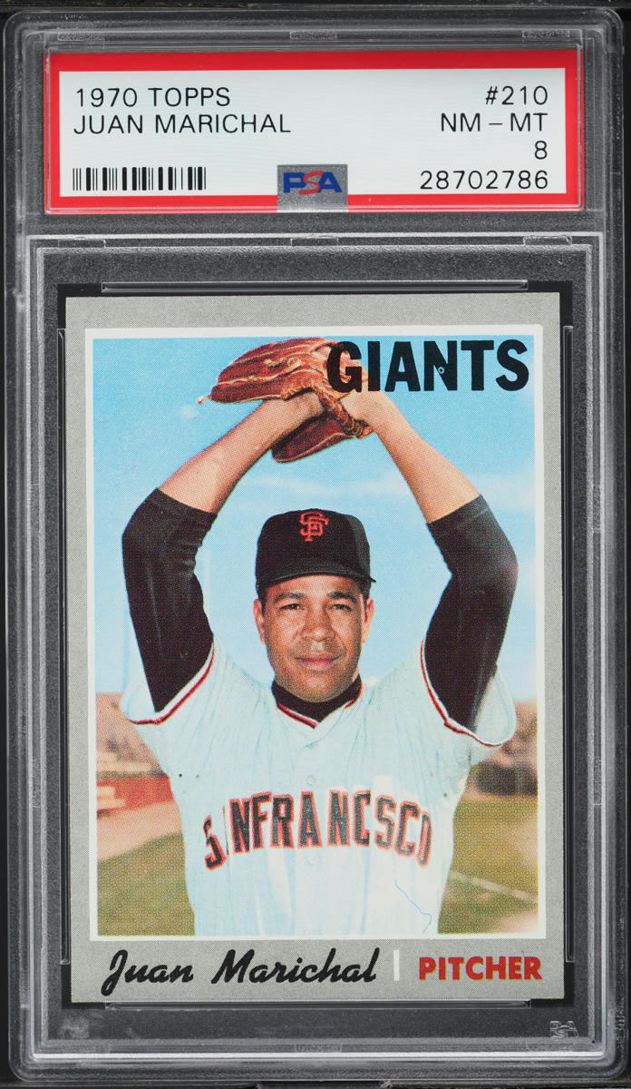 1970 Topps Juan Marichal #210 PSA 8 NM-MT