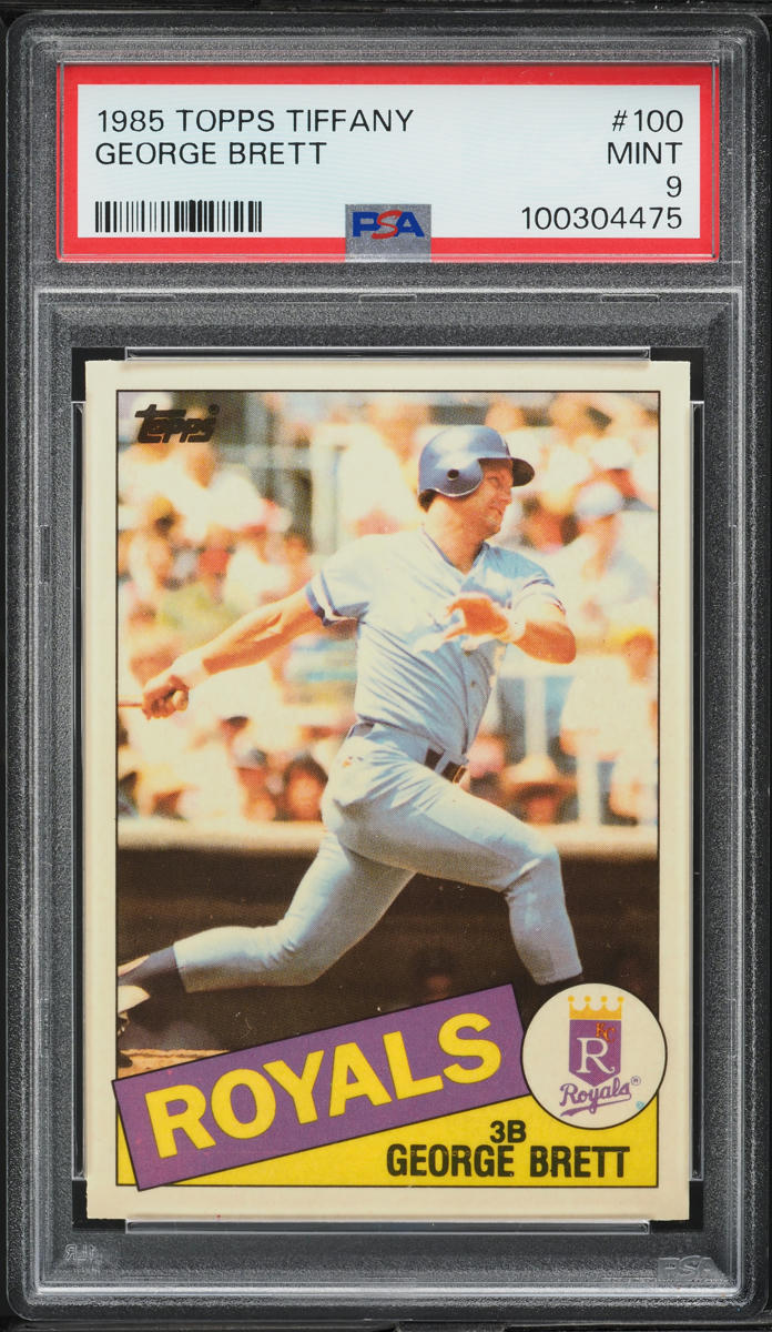 1985 Topps Tiffany George Brett #100 PSA 9 MINT