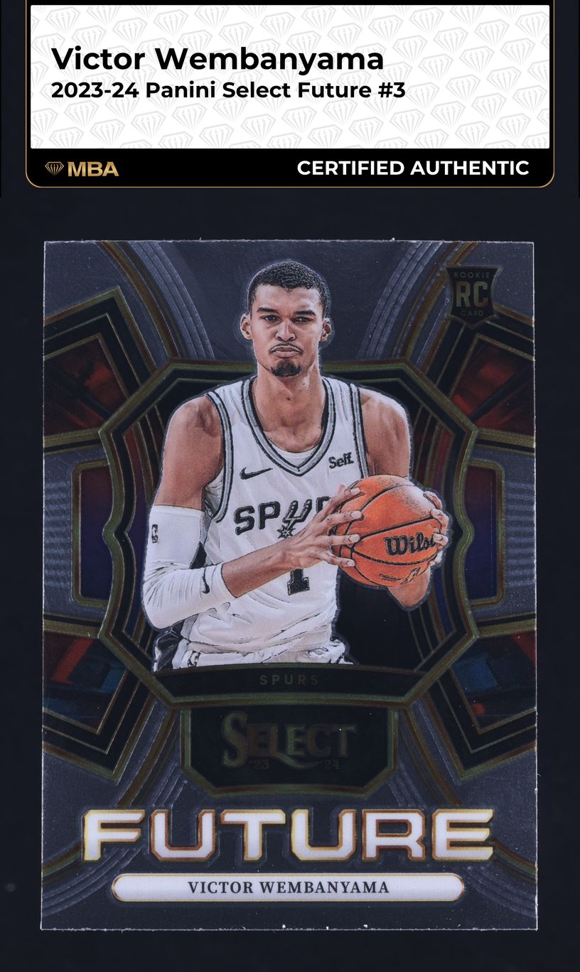 2023 Select Future Victor Wembanyama ROOKIE #3 MBA AUTH