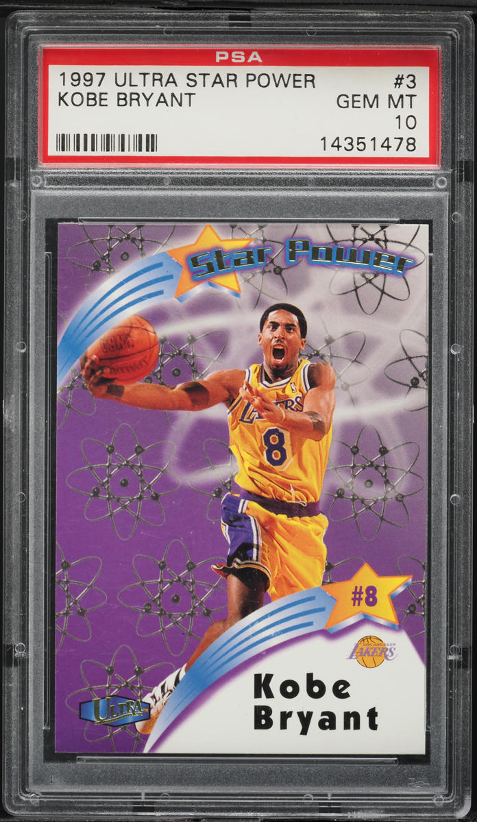 1997 Ultra Star Power Kobe Bryant #3 PSA 10 GEM MINT