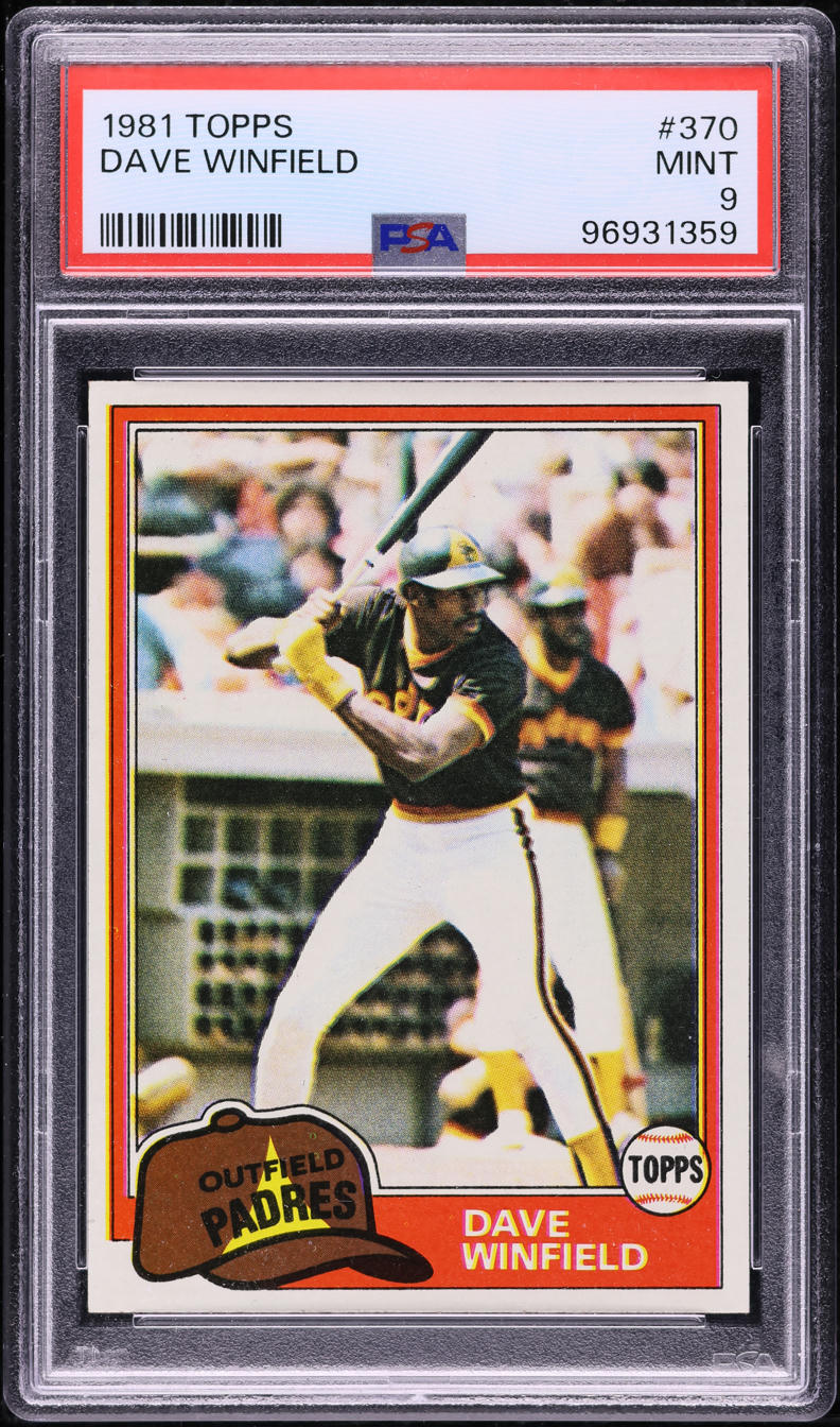 1981 Topps Dave Winfield #370 PSA 9 MINT