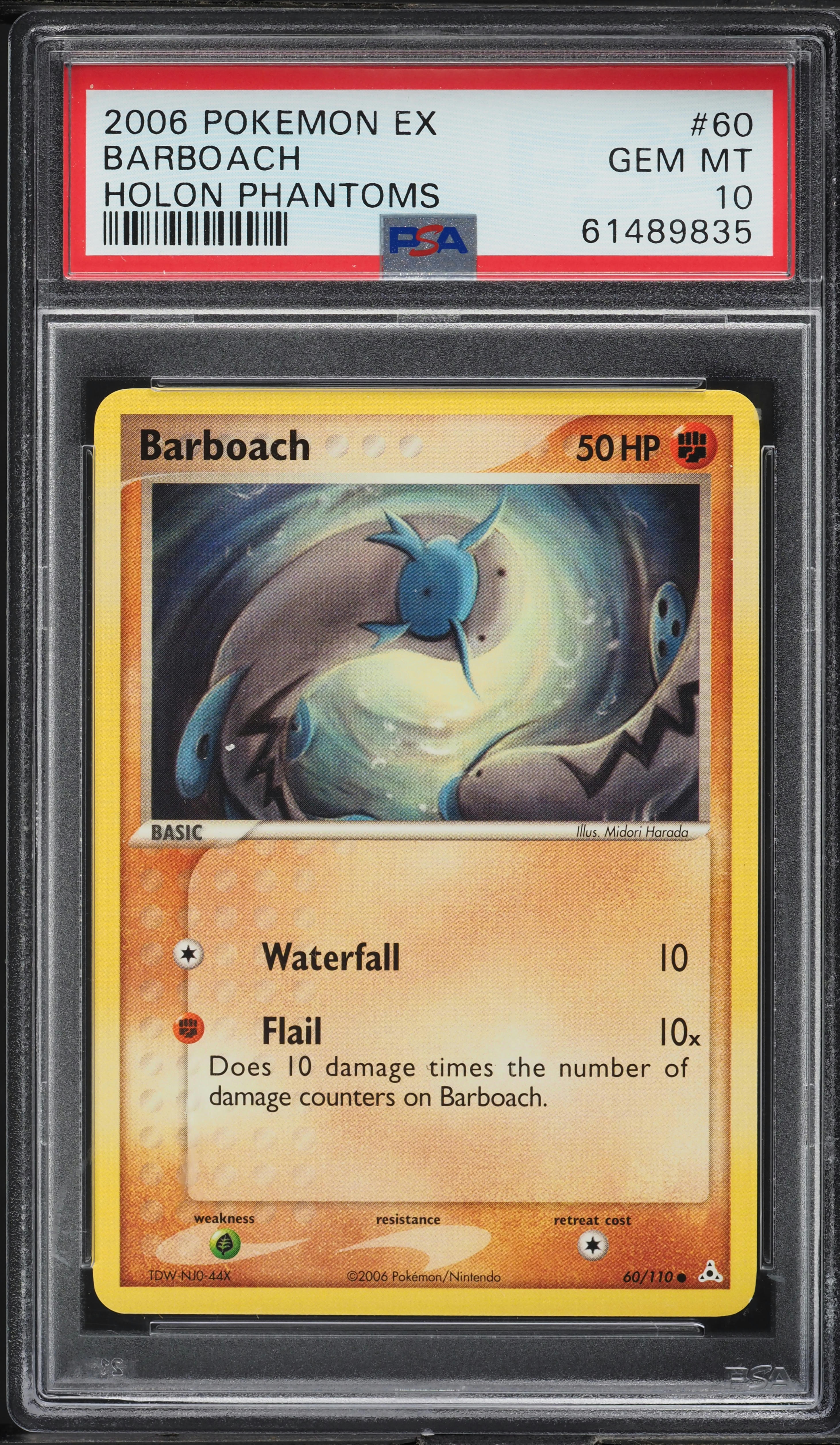 2006 Pokemon EX Holon Phantoms Barboach #60 PSA 10 GEM MINT