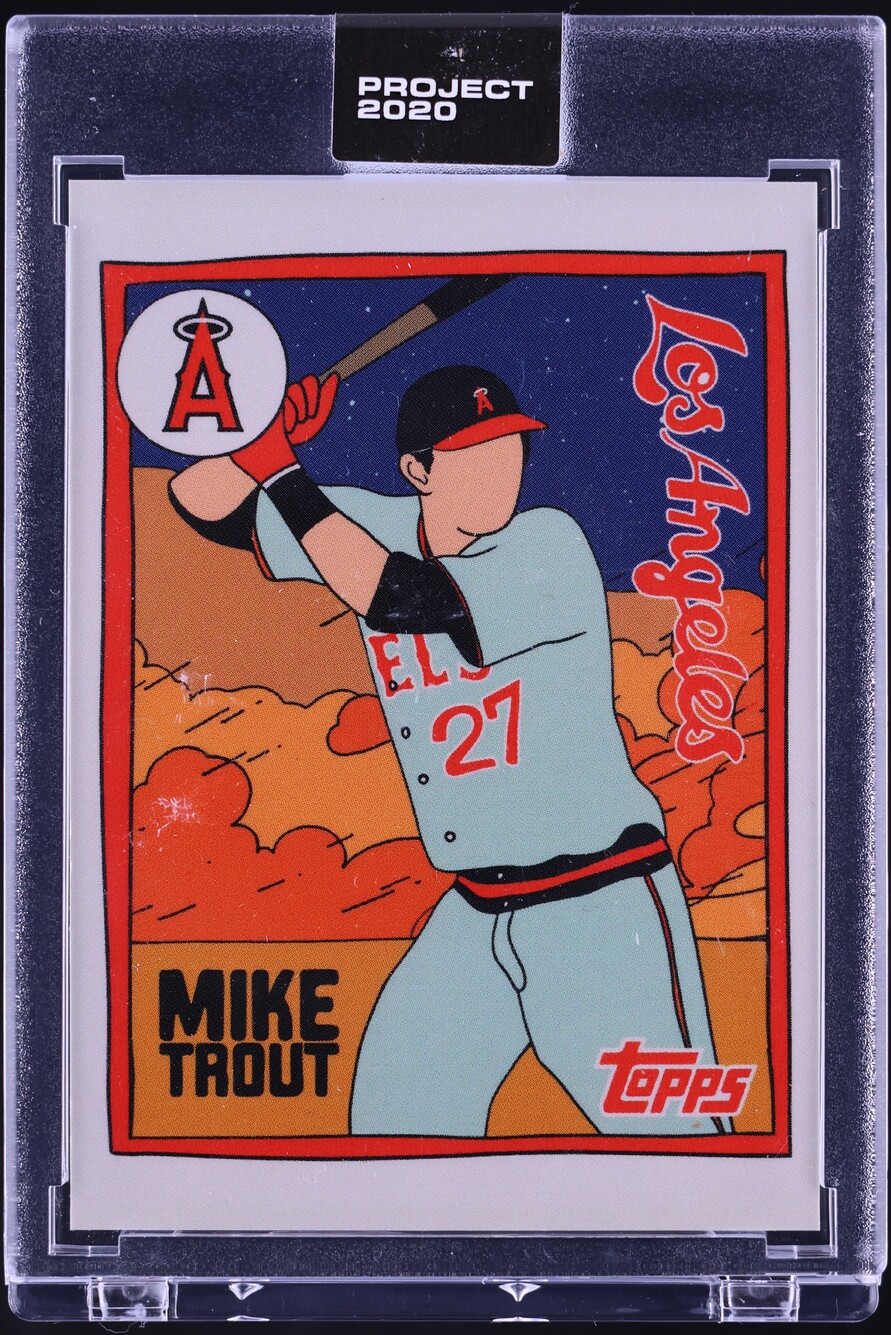 2020 Topps Project 2020 By Fucci Mike Trout #63