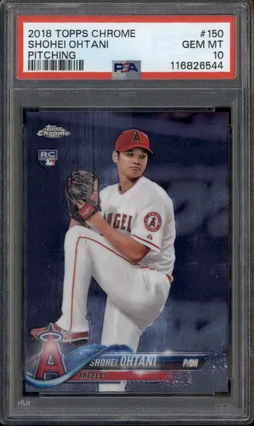 2018 Topps Chrome #150 Shohei Ohtani RC PSA 10