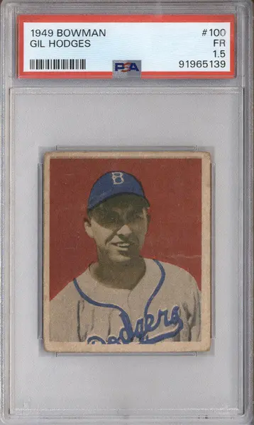 1949 Bowman #100 Gil Hodges PSA 1.5
