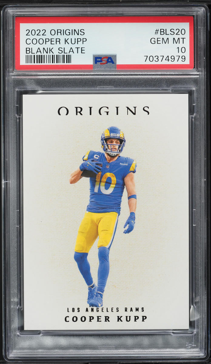 2022 Panini Origins Blank Slate Cooper Kupp #BLS20 PSA 10 GEM MINT