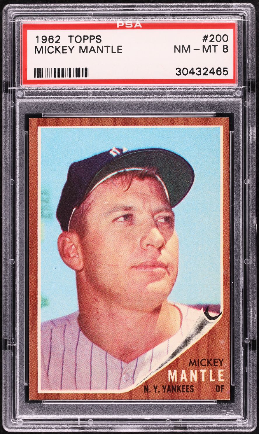 1962 Topps Mickey Mantle #200 PSA 8 NM-MT