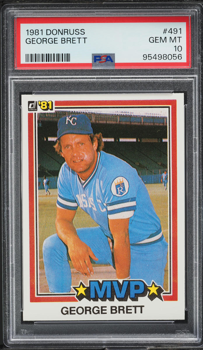 1981 Donruss George Brett #491 PSA 10 GEM MINT