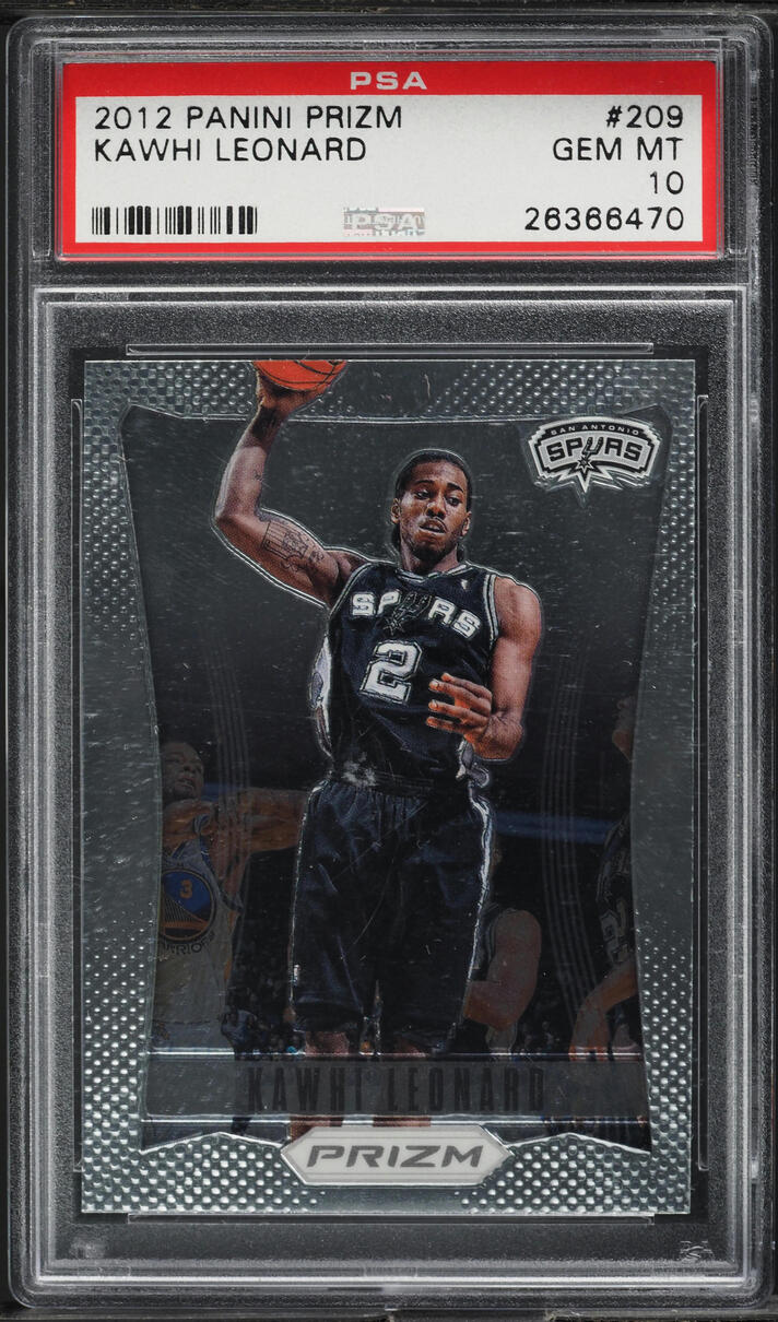 2012 Panini Prizm Kawhi Leonard ROOKIE #209 PSA 10 GEM MINT